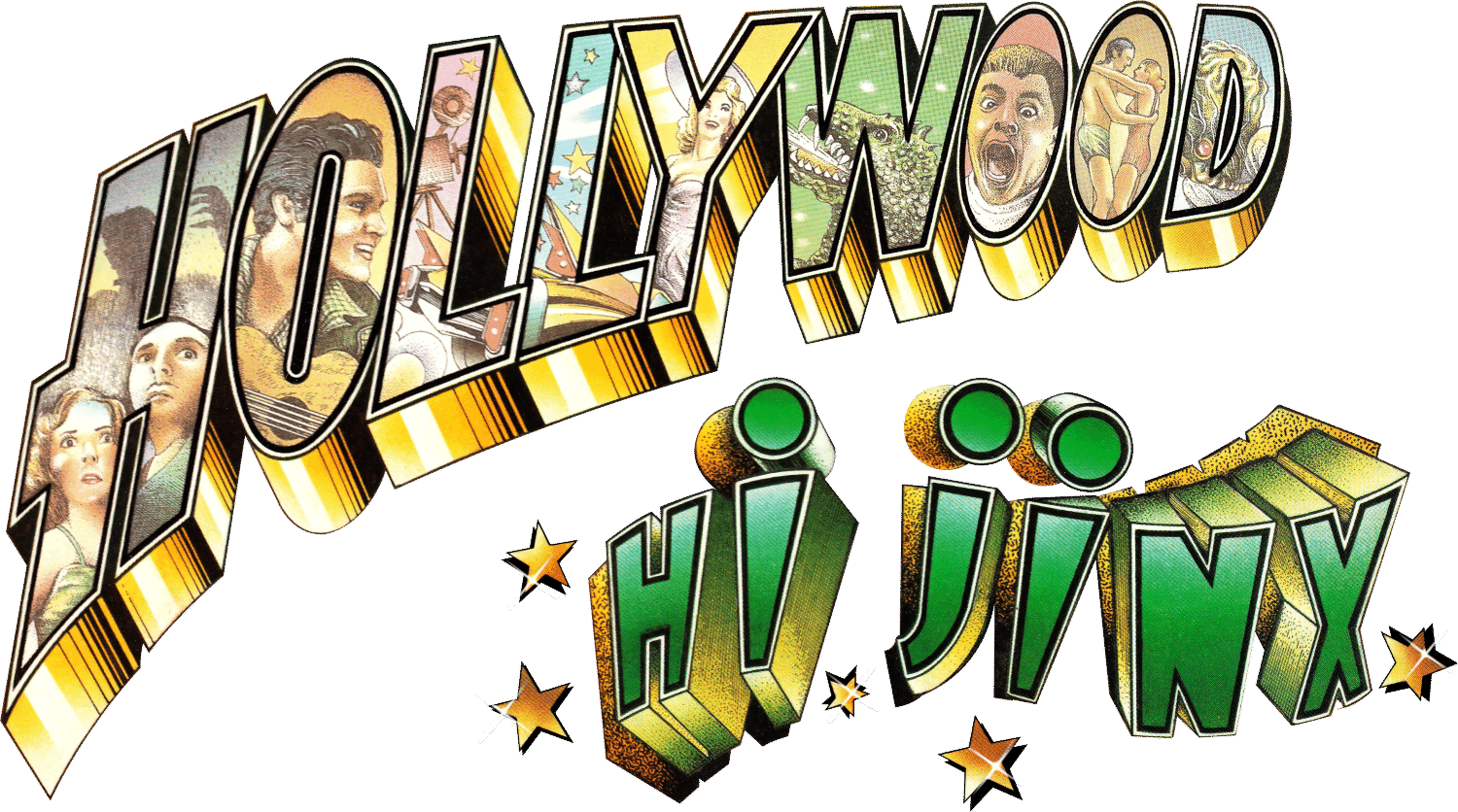 Hollywood Hijinx logo for Commodore 64